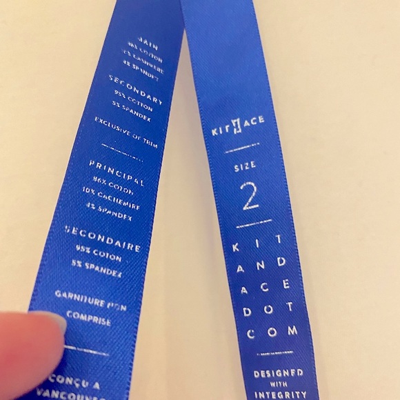 Kit and Ace White Brushed Terry Tee - Picture 3 of 5